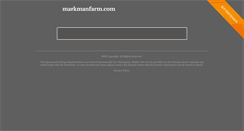 Desktop Screenshot of markmanfarm.com